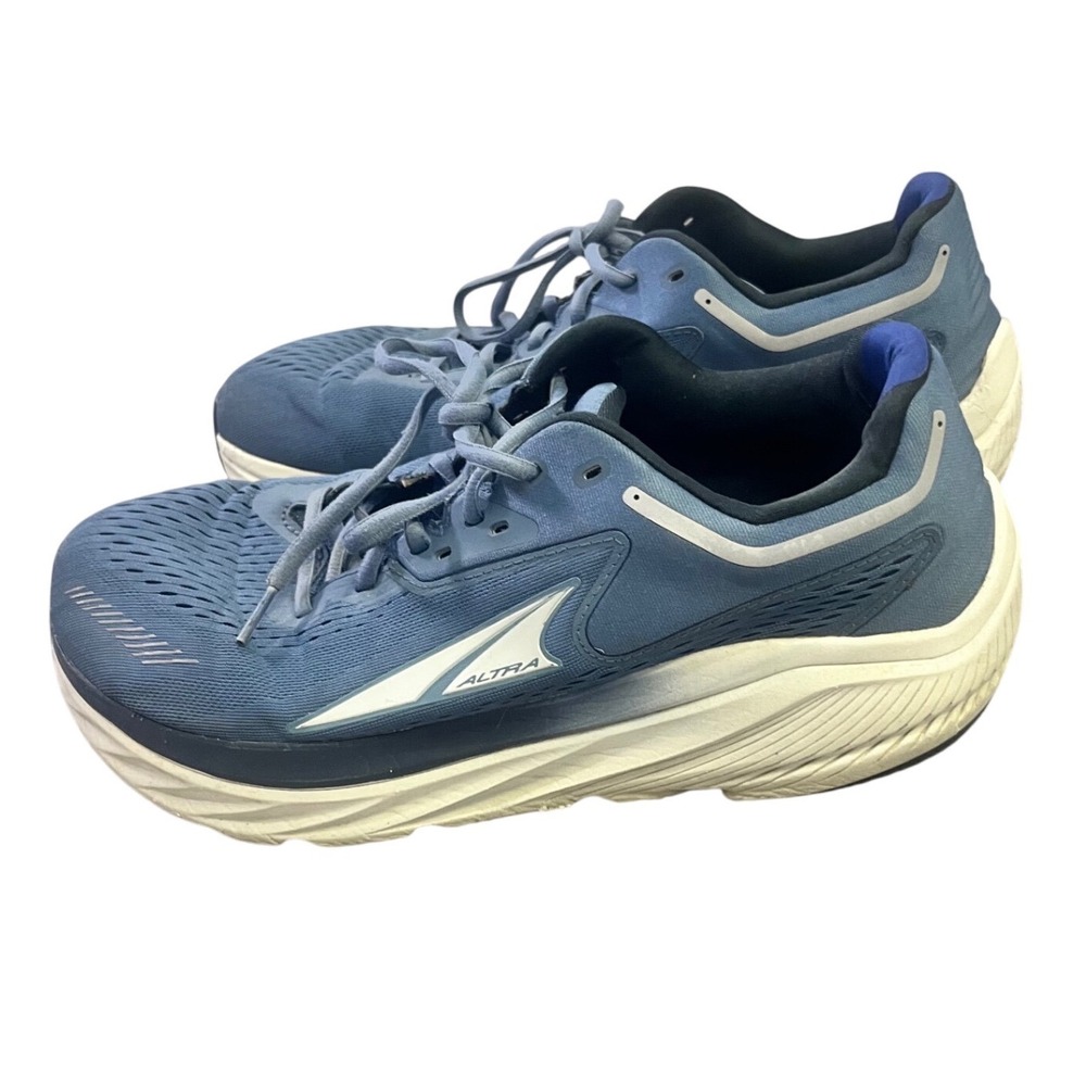 Altra VIA Olympus Mens 11.5 Blue White Road Running Shoes AL0A82BW411